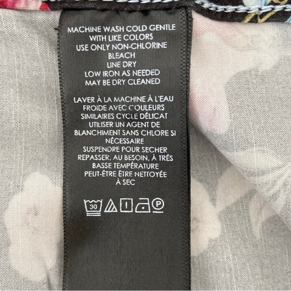 NWOT Anthropologie The Colette Crop Wide-Leg Printed Floral Pants by Maeve Sz 25 - Picture 8 of 8